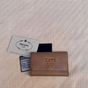Prada Saffiano Key Holder